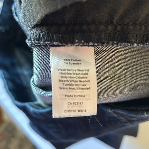 Talbots Slim Ankle Dark Wash Jeans - Picture 9 of 9